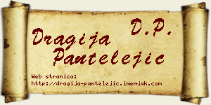 Dragija Pantelejić vizit kartica